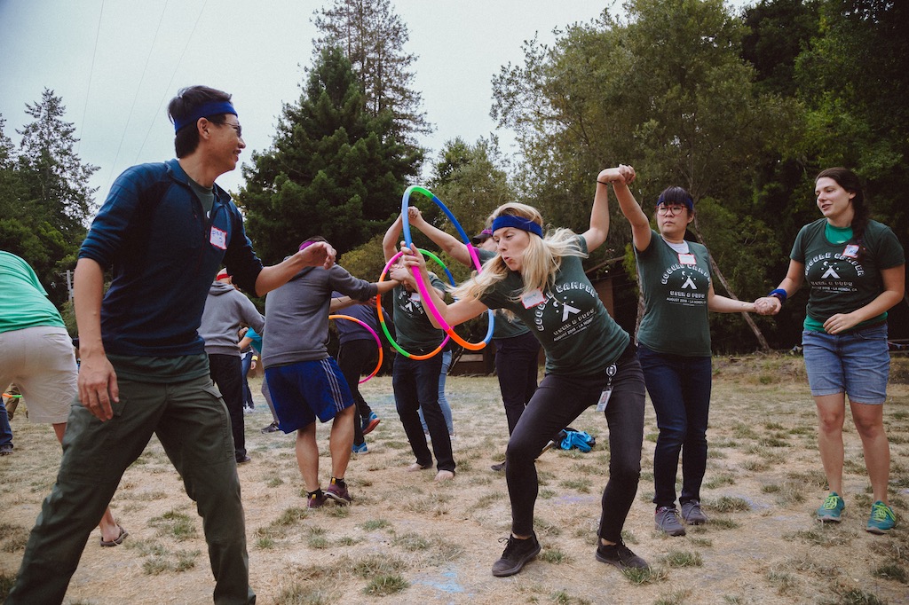 Team working together